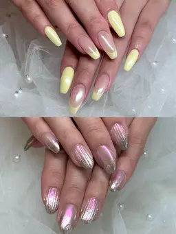 🩶🦄ユニコーンorミラーネイル🪞🩶