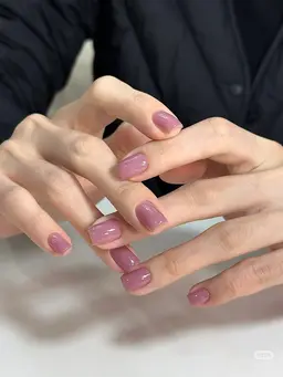 【自爪】🔥40%🈹ワンカラー&ラメーグラデーション➕2本ストーン