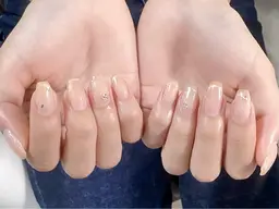 【ハンドネイル】◎オフ/ケア込み シンプルデザイン