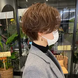 【期間限定❗️】ショートカット＋ショートパーマ＋aujuaトリートメント