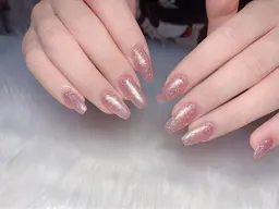 移転特別限定キャンペーン【チップ長さ出し】ハンド★10本チップ長さ出し+ワンカラーorラメグラ¥8380→¥6380