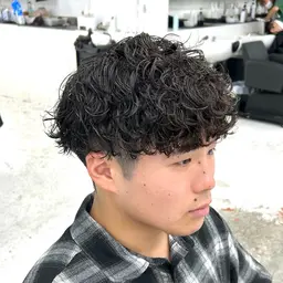 【SNSで話題🌀】メンズカット+波巻きスパイラルパーマ