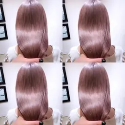 ケアカラー🌱＋Aujua2stepトリートメント＋超音波アイロン✨️【シルバー/ブルーブラック/イルミナ/秋葉原】