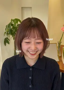 レイヤーカット+トリートメント🛁🫧