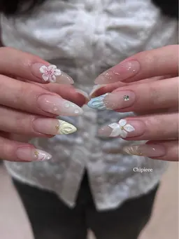 【オフあり✔️】Special design コース.𖥔  ˖ ͙͘͡★⋆⭒.⋆3Dアート、パーツつけ放題🌺🌊🌴