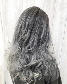 外国人風カラー(2ブリーチ)+FIBRE PLEX