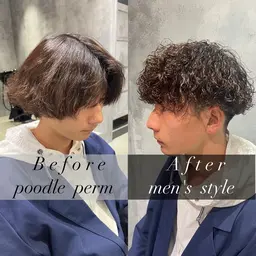 🔥"数量限定"4名のみ🔥メンズカット➕波巻パーマ14000円→8800