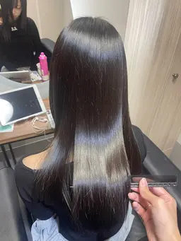 カット+縮毛矯正+トリートメント 髪質改善への変更可能✨️