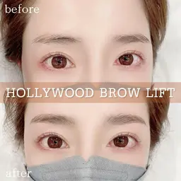 眉とまつげのお悩み解消！一気に垢抜け♪ハリウッドブロウリフト+ケラチンラッシュリフト