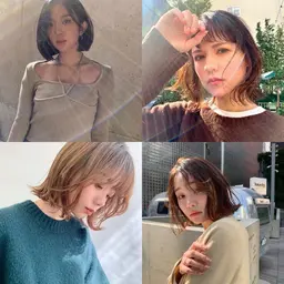 【大満足プラン】カット＋イルミナカラー＋4stepオージュアトリートメント🩶　韓国　レイヤー　くびれ　ショート