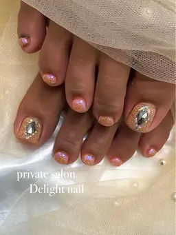 親指アートコース👣🖤親指パーツつけ放題