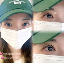 【ご新規様限定】パリエク 120本💞 (パリジェンヌ×フラットラッシュ) ※デザイン相談可