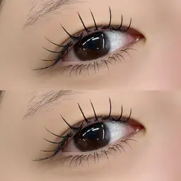 《上下エクステ》LEDフラットラッシュ100本+下まつげ30本✨¥9000