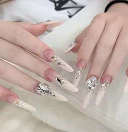 💛チップ長さだし10本+ カラーグラデーション/ベイビーブーマー(ベース色付き)オフ無し