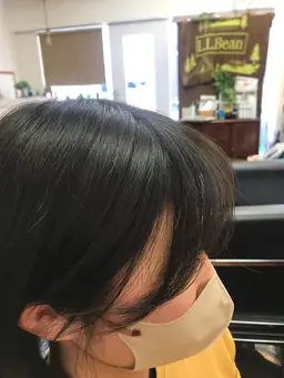 前髪クロスパーマ 前髪改善パーマ