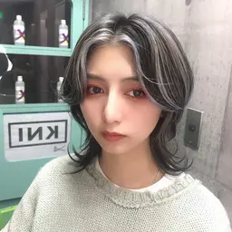 INK.オリジナル🌟スペシャルハイライトカラー＋髪質改善前中後処理