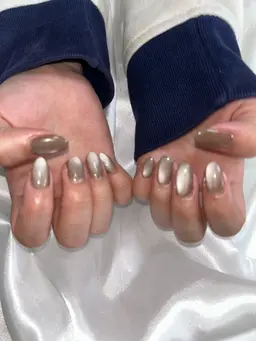 🎀ハンドネイル🎀【オフ有り】マグネット　💠オフィスネイルにも◎