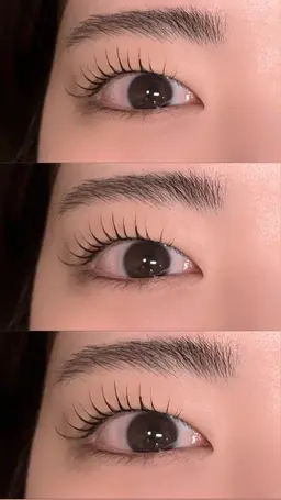 上のみまつ毛パーマ