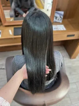 透明感カラー＋トリートメント🥣🫧‪