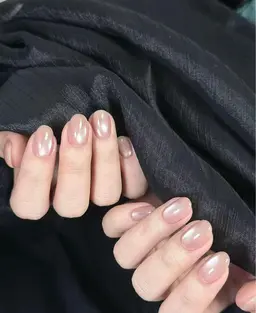 【2色選べる】自爪ピカピカ☆マグネットワンカラー《新規ジェルオフ無料》