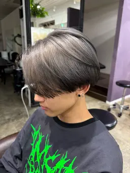 【♠️特別メニュー♠️】1ブリーチ+デザインカラー(ルーツ、インナー、ハイライト､､､)+セラミドトリートメント🤍ྀི