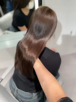 期間限定🎶韓国風カット+透明感カラー+トリートメント