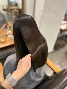 💫カット＆酸性ストレート（ブリーチでもツヤのある柔らかい髪に✨️）💫