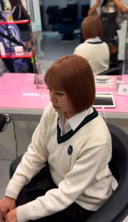 ミニモ学割🏫✨️ トレンドカット✂️＋透明感カラー🎨＋オリジナルトリートメント🫧＋炭酸泉spa💆‍♀️