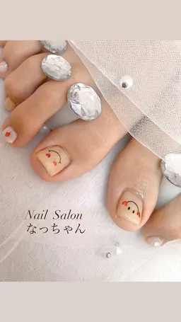⛄️冬のフットネイル【特別価格¥3500】 ◎料金込み【他店オフ無料、フットバス付き】マグネットも
