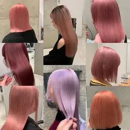 🎀ピンクカラー🎀【ケアブリーチカラー+トリートメント】ホワイトピンク/ピンクベージュ/韓国/ダブルカラー