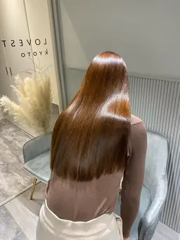 ロングヘア限定/メンテナンスカット/髪質改善艶カラー/トリートメント