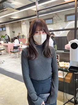 バイカルテトリートメント+コテ巻きスタイリング