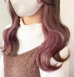 ♡3回目まで♡ ✨🦋イヤリングカラーorインナーカラー🦋✨＋似合わせカット✂︎＋うる艶トリートメント💗🫧