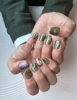 持ち込みデザイン アート何本でもok (3Dネイルやキャラクターなどはお断りさせて頂く場合がございます。)オフ込み