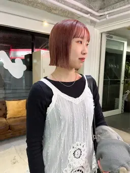 当日予約◎👌🏼🧡人気👑No.1〈暖色カラー🍊❤️〉(ブリーチ込みダブルカラー)+選べるトリートメント🫧