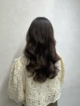 スタイリング楽ちん♪♪コテ巻きパーマ+カット+システムトリートメント💓