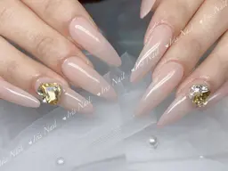 ❣️【大人気】チップ長さだしマグネット/ワンカラー/ラメグラ➕パーツ2個🦋 7980円【大塚駅】