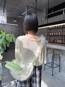 カラー +ミルボン4step トリートメント🩱・:*+.