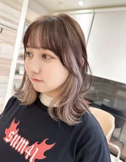 【✨透明感MAX✨】似合わせカット💇‍♀️➕ケアブリーチ✨➕オンカラー