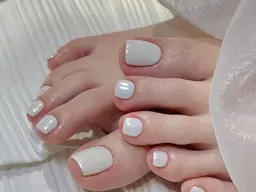 夏おすすめ👣フット・マグネット/オーロラ/ミラーカラー2個まで5980【初回ジェルオフ無料ケア込み】