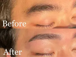 🩶メンズ限定🩶美眉スタイリングWAX➕毛流れ矯正¥5500(60分)