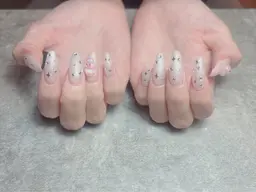 新規ソフトジェルオフ込み]❣️チップスカルプ長さだし❣️持ち込み(デザイン10本)¥13500