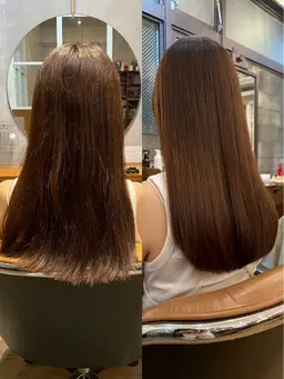 🉐1日1名様限定🉐🫧ツヤサラ髪質改善ストレート➕treatment🫧髪の毛を自然なストレートにしたい方✨