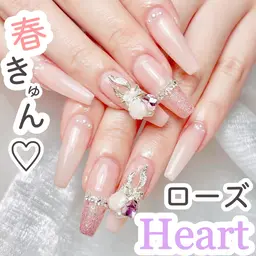 🌸持ち込みデザイン💎パーツつけ放題(デザイン6本まで)🌸