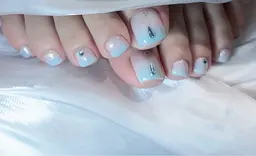 【フットネイル】持ち込みデザイン（10本アートやり放題＆つけ放題） 5980円