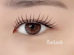 ✩12月限定☆【高維持☆LEDエクステ】フラットラッシュ100本