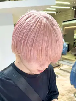 メンズ限定/ブリーチ1回メニュー〻ブリーチダブルカラー〻#メンズハイトーン#メンズブリーチ#メンズダブルカラー