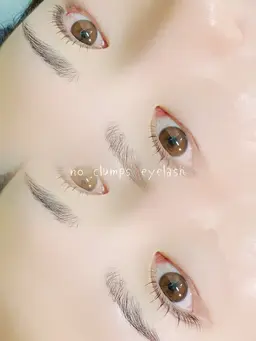 まつ毛パーマ上下