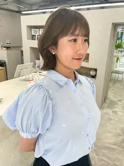 【🎀3.4月限定ブリーチ無し透明感カラー🎀】カット＋モテカラー💕