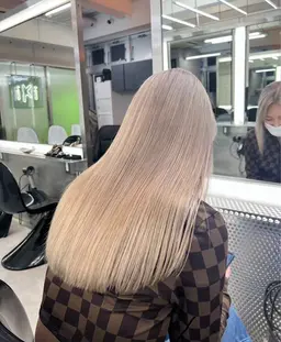 【人気No.1💞ミニモ学割✨】ダブルカラー(bleach＋color)＋systemトリートメント